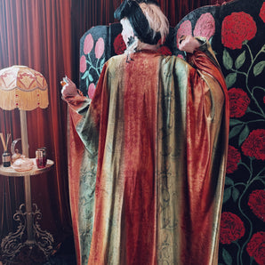 Molten Moon Opulent Velvet V-Neck Kaftan Gown