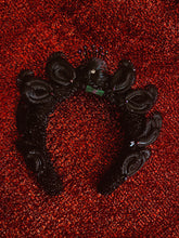 Load image into Gallery viewer, Darkside Gothic Reclaimed vintage Earrings Crown Headband no.3
