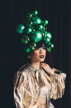 Load image into Gallery viewer, Green Christmas Bauble Headpiece
