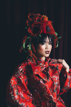 Load image into Gallery viewer, Vintage Autumnal Floral headpiece
