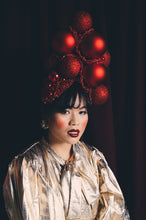 Load image into Gallery viewer, Red Christmas Bauble Headpiece
