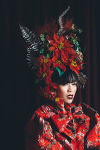 Load image into Gallery viewer, Christmas Poinsettia Flower headdress
