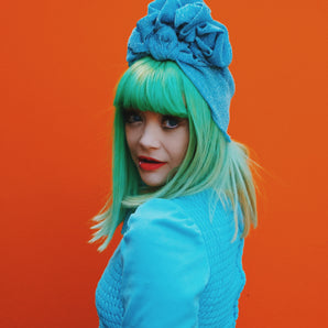 Glitter lurex Stretch Turban