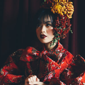 Vintage flower autumnal Headdress