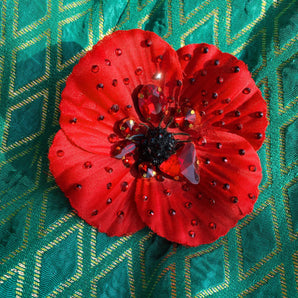 Bejewelled Remembrance Day Poppies 2021 - PRE ORDER NOW OPEN