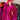 Pleated Velvet Cherry Pink Gown / Robe / Kimono UK 6 - 26