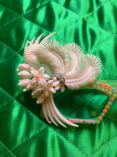 Load image into Gallery viewer, MEGA OTT - Feather and jewel encrusted pointy Dame Edna Glasses
