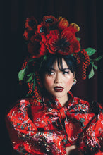 Load image into Gallery viewer, Vintage Autumnal Floral headpiece
