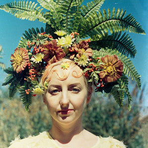 Brown and Green Wild Woodland Headdress