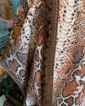 Load image into Gallery viewer, Snakeskin Print Neoprene Kaftan. Free Size. Limited Availability
