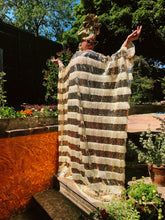 Load image into Gallery viewer, Sequin Fringing Tassel Robe in Gold and Cream
