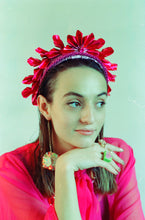 Load image into Gallery viewer, Metallic Origami Crown Hot Pink
