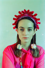 Load image into Gallery viewer, Metallic Origami Crown Hot Pink
