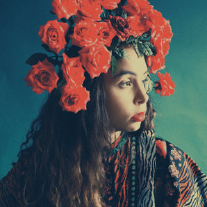 Red Roses Headdress