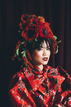 Load image into Gallery viewer, Vintage Autumnal Floral headpiece
