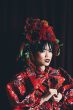 Load image into Gallery viewer, Vintage Autumnal Floral headpiece
