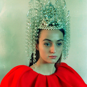 Crystal Chandelier Crown / Headdress - HEAVY