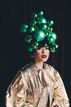 Load image into Gallery viewer, Green Christmas Bauble Headpiece
