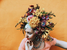 Load image into Gallery viewer, Wild flower crown / flower headband / headpiece
