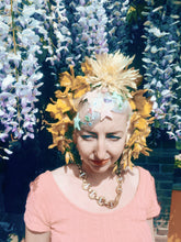 Load image into Gallery viewer, Yellow flower crown / flower headband

