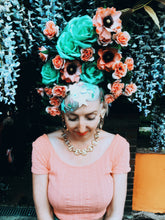 Load image into Gallery viewer, Pastel Roses flower headband
