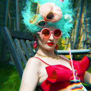 Bubblegum easter egg marie antoinette Wig/Headdress