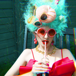 Bubblegum easter egg marie antoinette Wig/Headdress