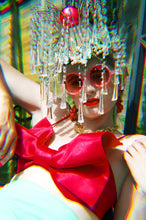 Load image into Gallery viewer, Plastic Iridescent Crystal Headpiece
