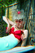 Load image into Gallery viewer, Plastic Iridescent Crystal Headpiece
