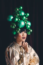 Load image into Gallery viewer, Green Christmas Bauble Headpiece
