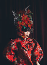 Load image into Gallery viewer, Christmas Poinsettia Flower headdress
