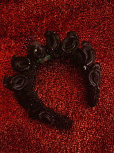 Load image into Gallery viewer, Darkside Gothic Reclaimed vintage Earrings Crown Headband no.3
