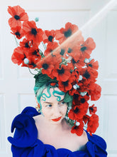 Load image into Gallery viewer, Roll Up Roll Up Retro Raffle: Fumbalinas Poppies Headdress!!!
