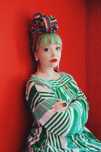Load image into Gallery viewer, Tinsel Top knot Turban
