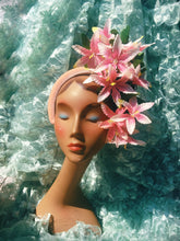 Load image into Gallery viewer, Pale Pink Lily flower headband
