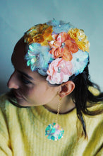 Load image into Gallery viewer, Sequin Pastel Iridescent Flower Skullcap
