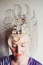 Load image into Gallery viewer, Crystal Chandelier Crown / Headdress - HEAVY
