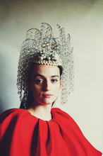 Load image into Gallery viewer, Crystal Chandelier Crown / Headdress - HEAVY
