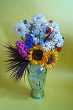 Load image into Gallery viewer, Multi coloured floral Summer Sunflower Festival Costume Headdress
