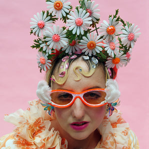Wildflower Neon Daisy Garden Headband
