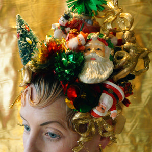 Kitsch Collection Vintage Traditional Christmas Baubles Headpiece