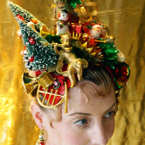 Kitsch Collection Vintage Traditional Christmas Baubles Headpiece