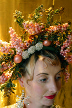 Load image into Gallery viewer, Pink Glitter Blossom Titiania Headdress
