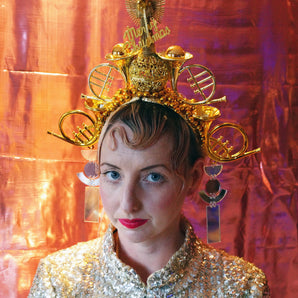 Gold Tack Merry Christmas Angel Headband