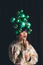 Load image into Gallery viewer, Green Christmas Bauble Headpiece
