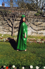 Load image into Gallery viewer, Apple Green Sequin Kaftan Dress
