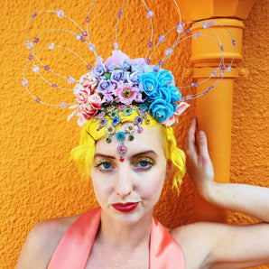Fairy Queen Princess flower Crown
