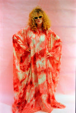 Load image into Gallery viewer, TIE-DYE PRINTED CHIFFON Sheer Kafan Dress - Free Size
