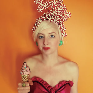 Candy Cane Lollipop headdress