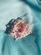 Load image into Gallery viewer, Pearl pale pink Rose Brooch/  Hair Clip
